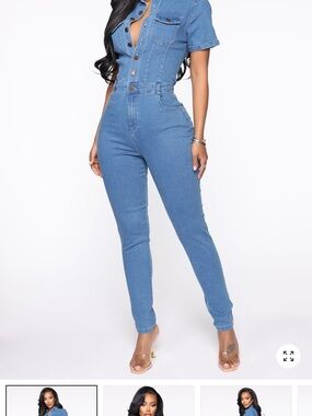 Fashion Nova Light Blue Denim Jacket